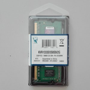 RAM KINGSTON - 2Gb - DDR3 - 1333MHz - PC3 10600