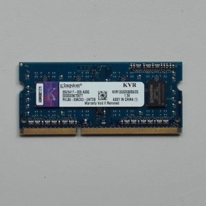 RAM Kingston per Notebook 2Gb PC3 DDR3 1333Mhz