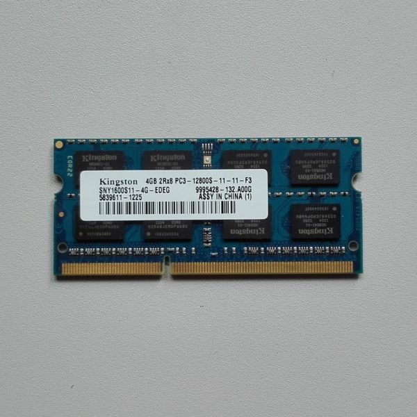 RAM Kingstone per notebook 4GB PC3 DDR3 1600MHz