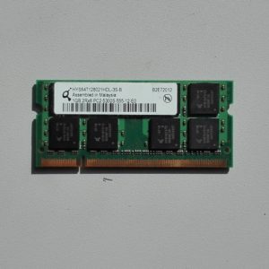 RAM QIMODA HYS64T128021HDL-3S-B - 1GB - DDR2 667 - 2RX8 - PC2 - 5300S-555-12-E0